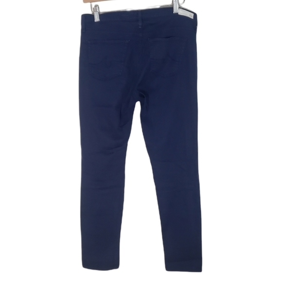 AG The Stevie Slim Straight Leg Ankle Dark Acadamia Preppy Denim Jean's Women's - Picture 4 of 9